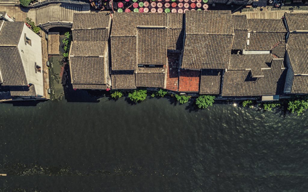 Nanchang street old town in Wuxi, China