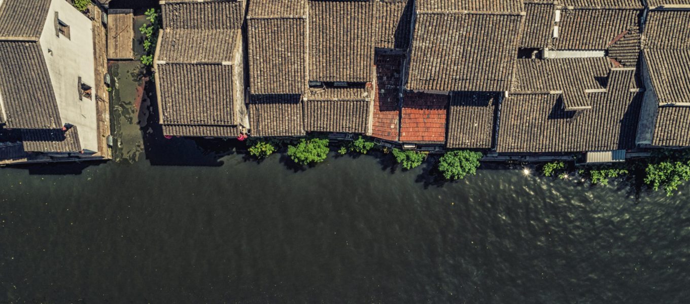 Nanchang street old town in Wuxi, China